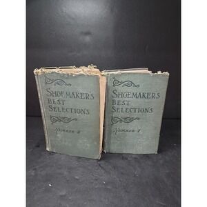 Shoemaker's Best Selections for Reading and Recitations- Both Volumes (1921, HC)